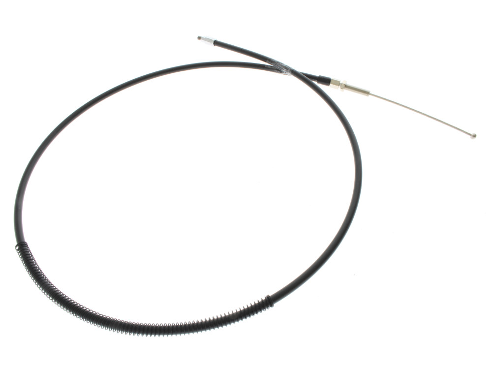 60in. Long Black Vinyl Clutch Cable. Fits 4Spd Big Twin 1968-1986