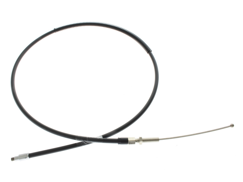 Black Vinyl Clutch Cable. Fits 4Spd Big Twin 1968-86. 52in. Long.