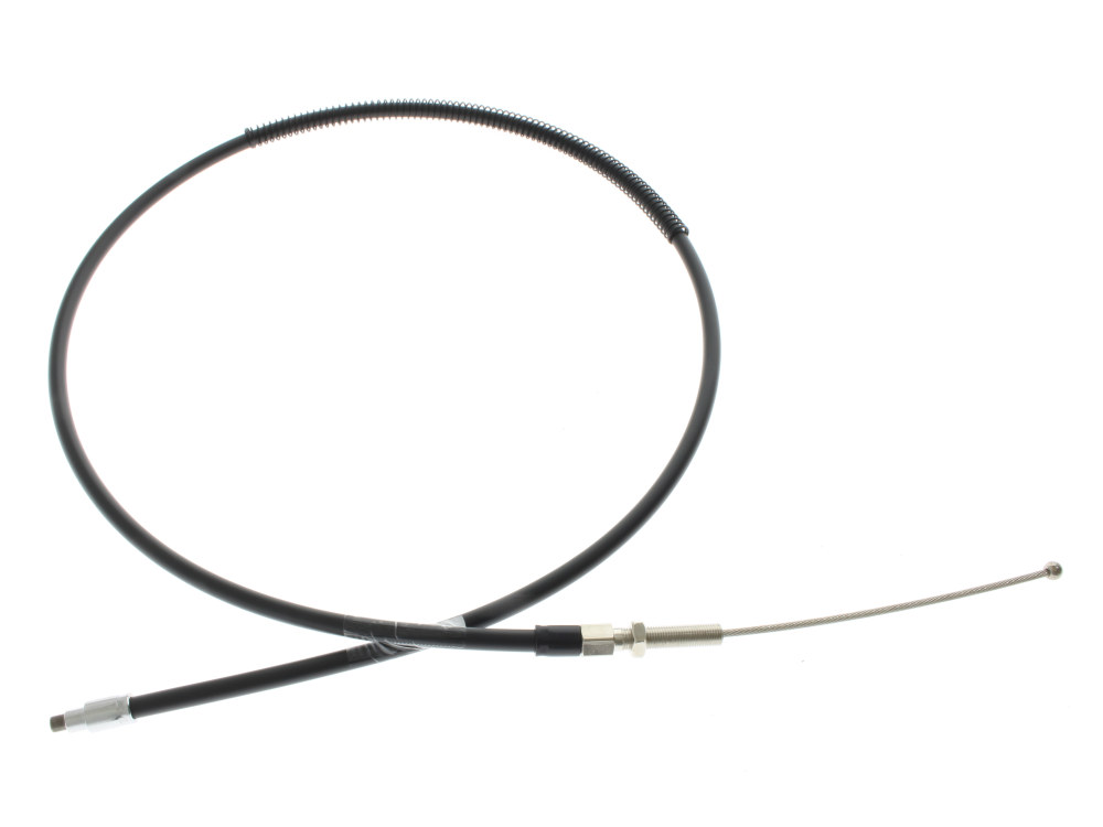 52in. Long Black Vinyl Clutch Cable. Fits 4Spd Big Twin 1968-1986
