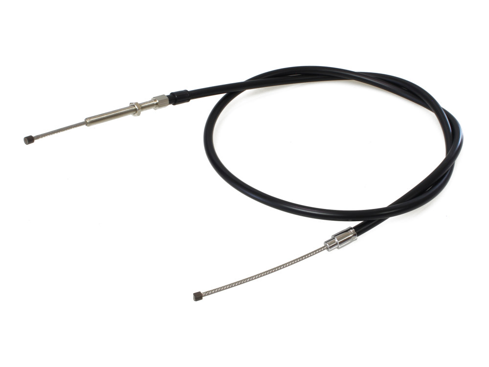 53in. Long Black Vinyl Clutch Cable. Fits Sportster 1971-Early 1984