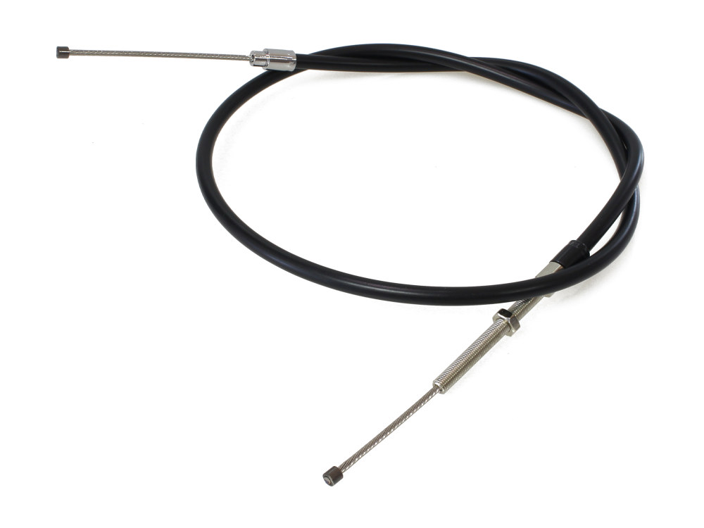 45in. Long Black Vinyl Clutch Cable. Fits Sportster 1971-Early 1984