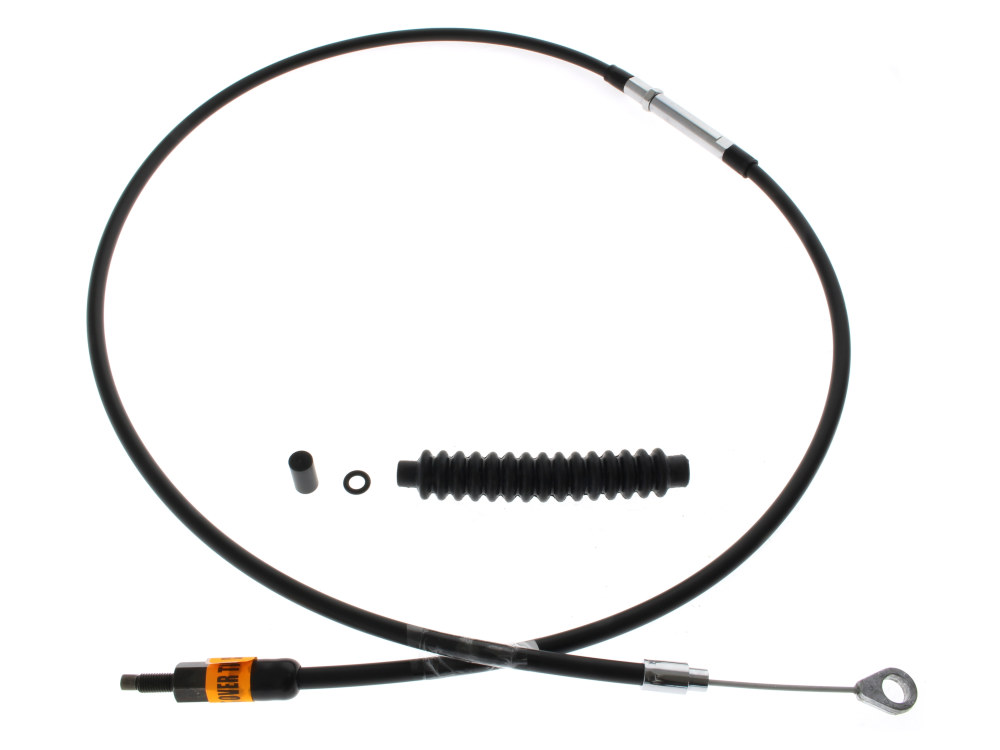 57in. Long Black Vinyl Clutch Cable. Fits Sportster 1986-2021