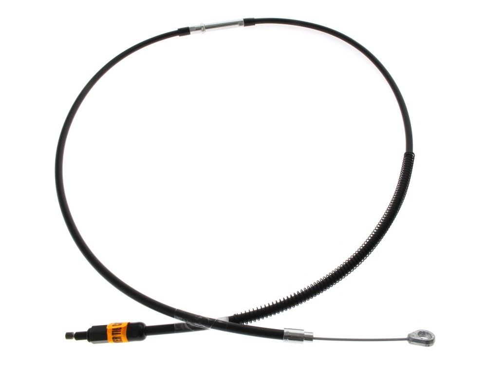 63in. Long Black Vinyl Clutch Cable. Fits Softail 2007-2024 & Dyna 2006-2017