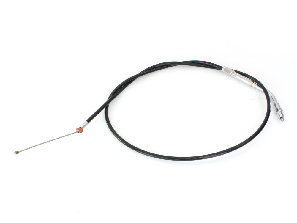 Black Vinyl Throttle Cable. Fits Big Twin 1981-88. 33in. Long.