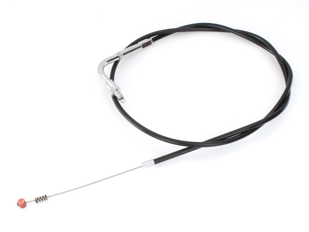 35in. Long Black Vinyl Idle Cable. Fits Big Twin 1990-1995