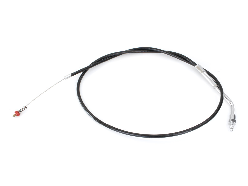 Black Vinyl Idle Cable. Fits Big Twin 1981-88. 33in. Long.