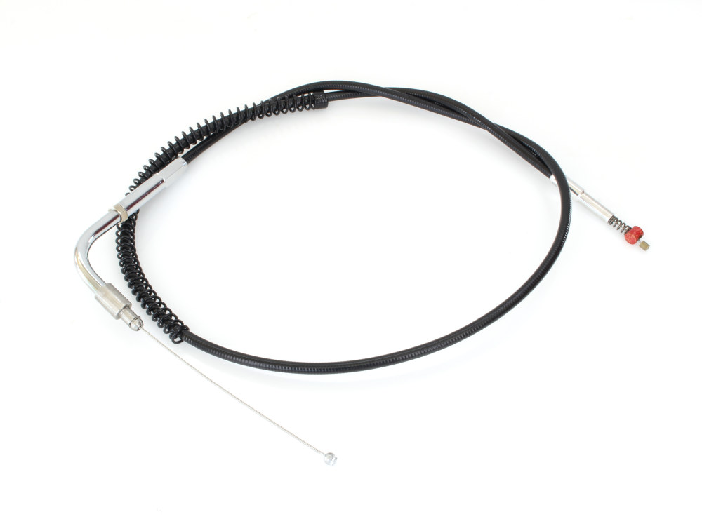 31.5in. Long Black Vinyl Idle Cable. Fits Big Twin 1996-2017