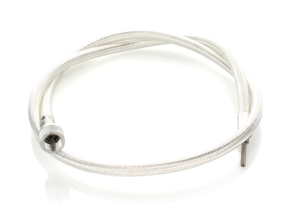 35in. Speedo Cable with 12mm Nut –  Platinum Braided.