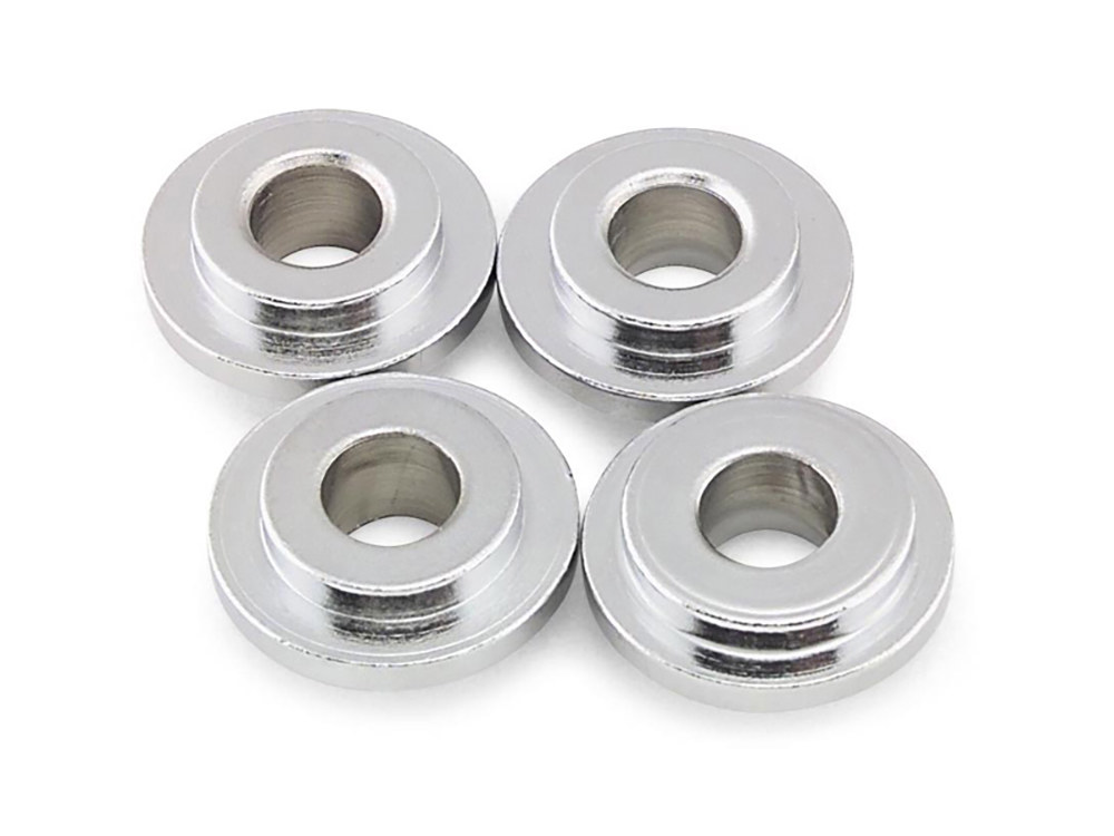 Solid Handlebar Mount Kit - Chrome. Fits Big Twin 1973-2017 & Sportster 1973-2003