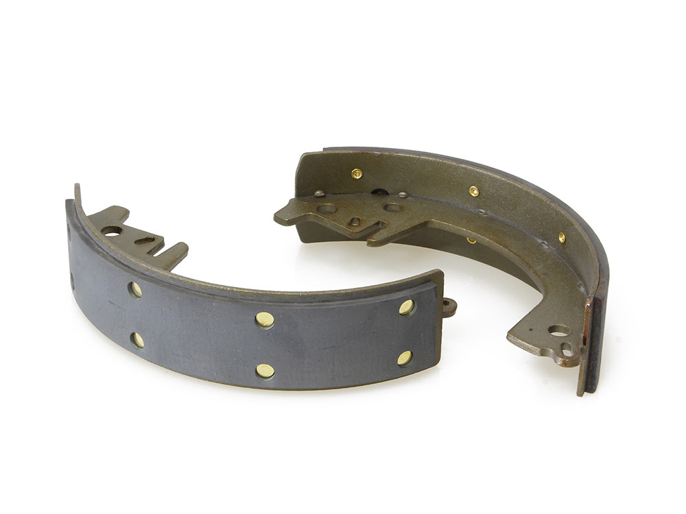 Brake Shoes. Fits Rear on Big Twin 1963-1972 with Hydraulic Brake.
