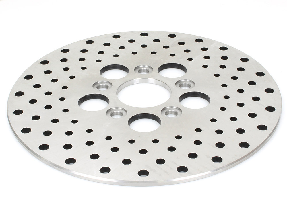 10in. Front & Rear Disc Rotor – Stainless Steel. Fits Front on FL 1972-1984, FX & Sportster 1973 & Rear on Big Twin 1973-1980.