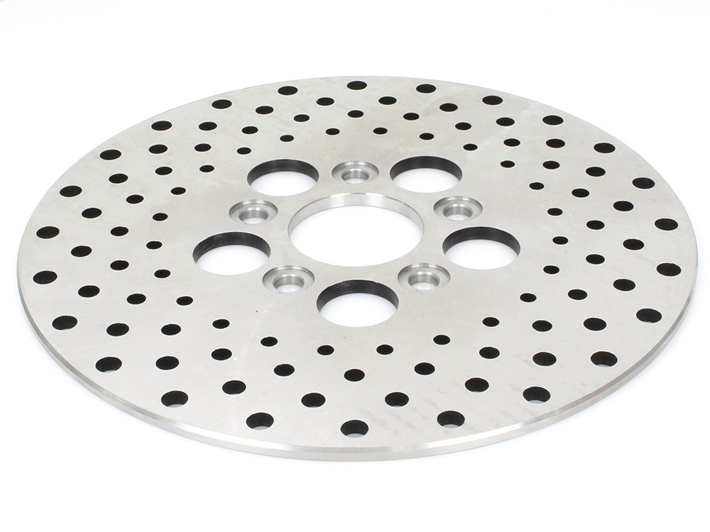 10in. Front & Rear Disc Rotor - Stainless Steel. Fits Front on FL 1972-1984, FX & Sportster 1973 & Rear on Big Twin 1973-1980.