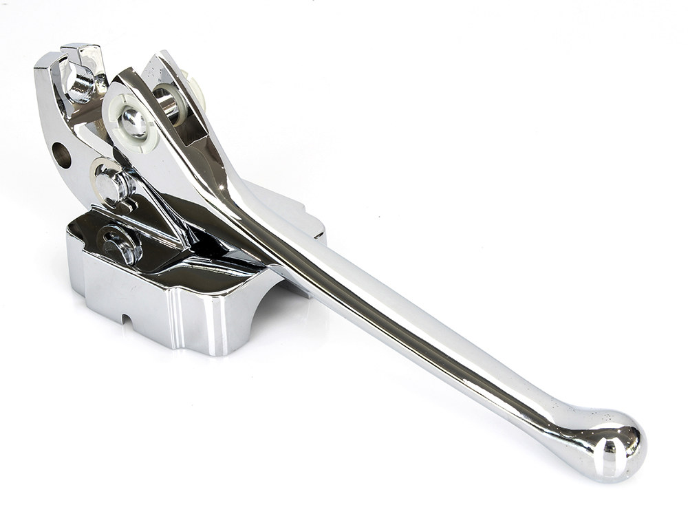 Clutch Lever Assembly - Chrome. Fits Big Twin 1972-1981.