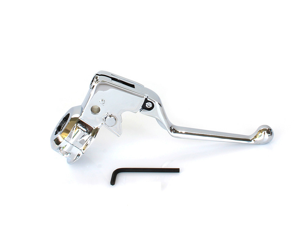 Clutch Lever Assembly – Chrome. Fits Big Twin & Sportster 1982-1995.