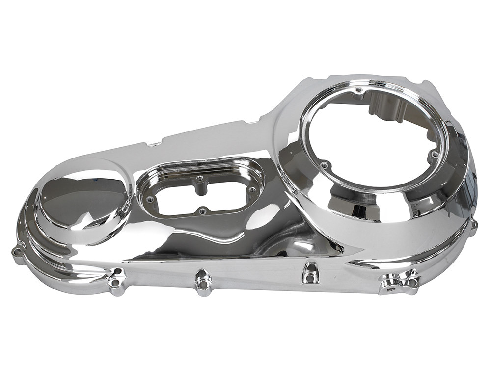 Outer Primary Cover - Chrome. Fits Softail 1989-1993 & Dyna 1991-1993.