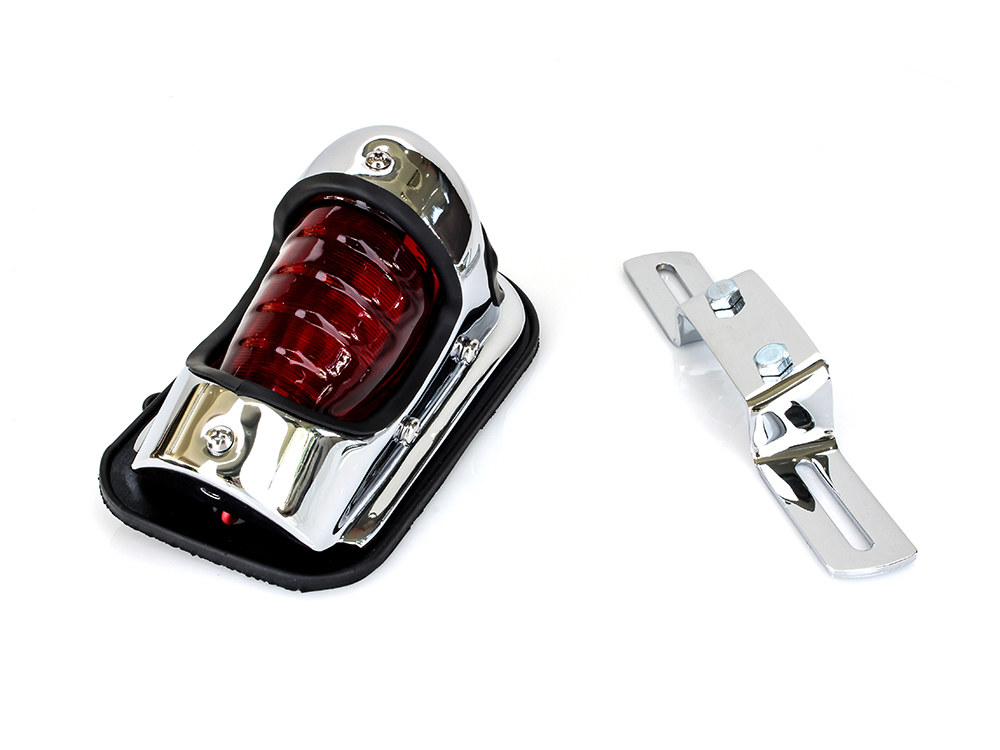 Beehive Style Taillight - Chrome.