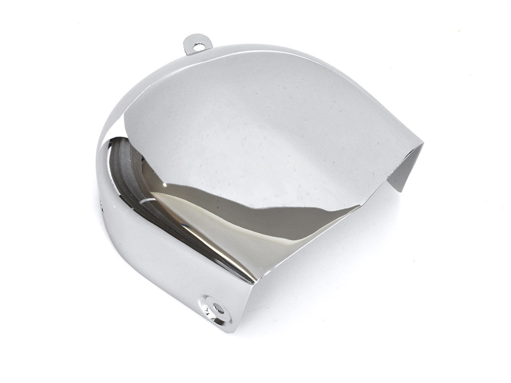 Horn Cover - Chrome. Fits Big Twin 1976-1990 & Sportster 1976-1985.