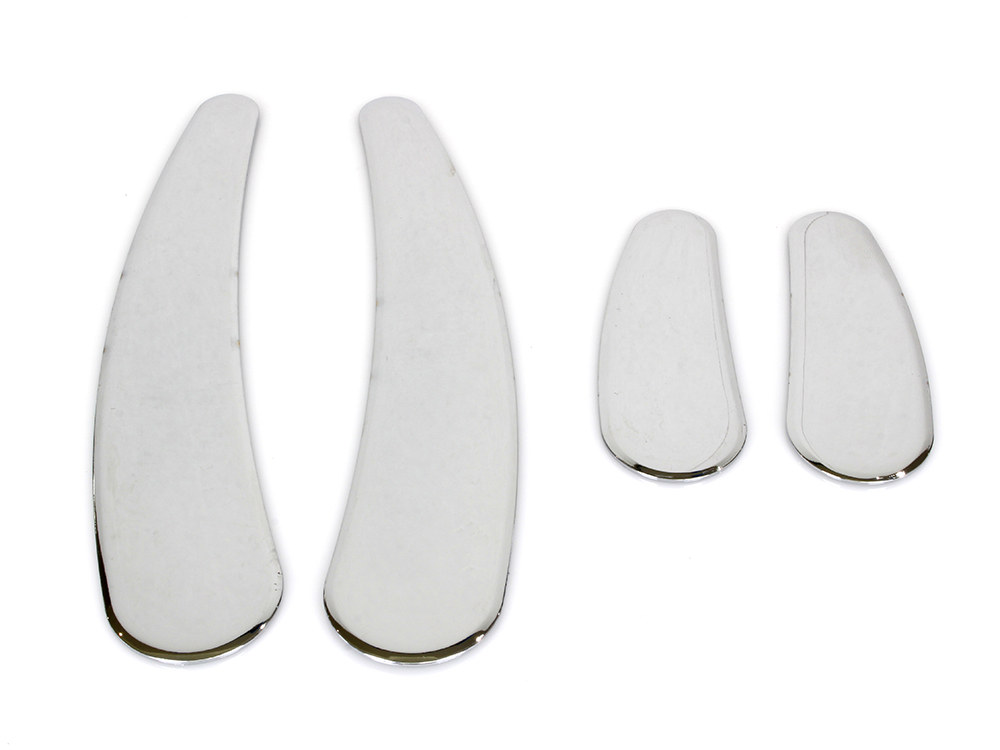 Frame Inserts - Chrome. Fits Softail 1986-2006.