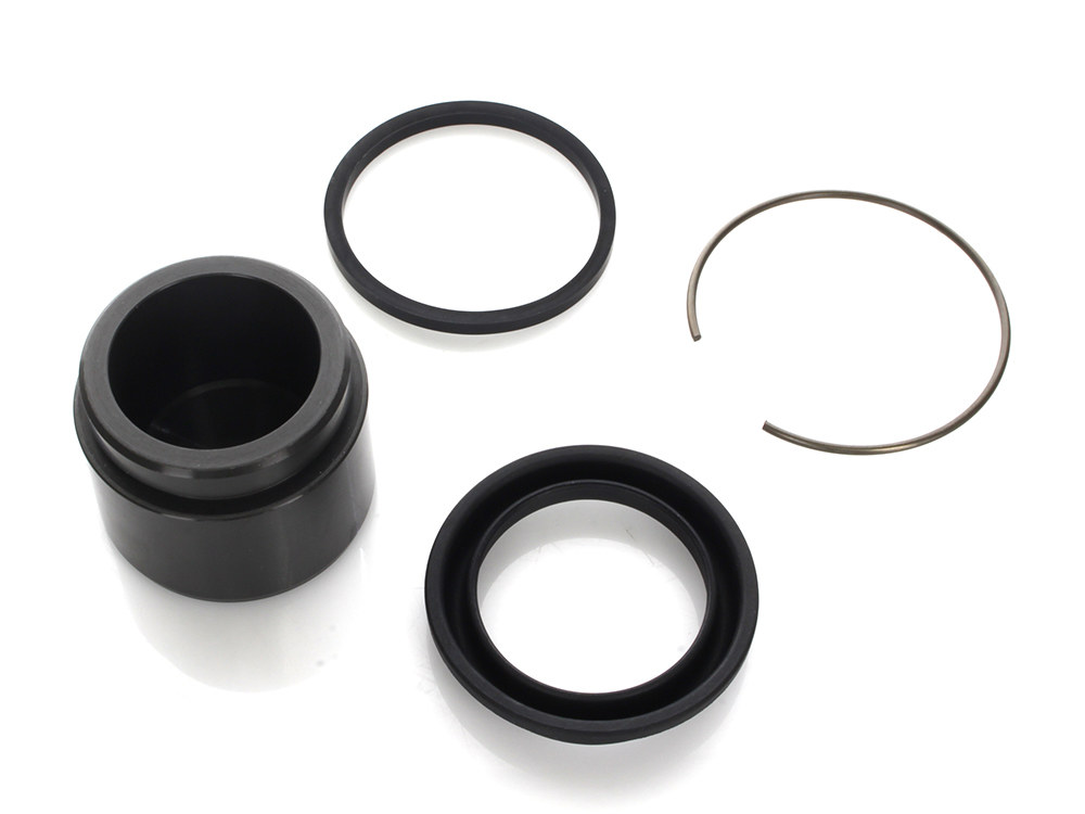 Rear Caliper Rebuild Kit with Piston & Seals. Fits Big Twin & Sportster 1987-1999.