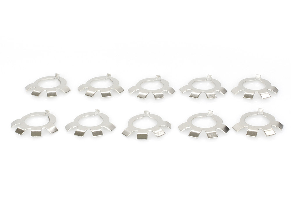 Clutch Hub Nut Locktab - Pack of 10. Fits Big Twin 1936-Early 1984.