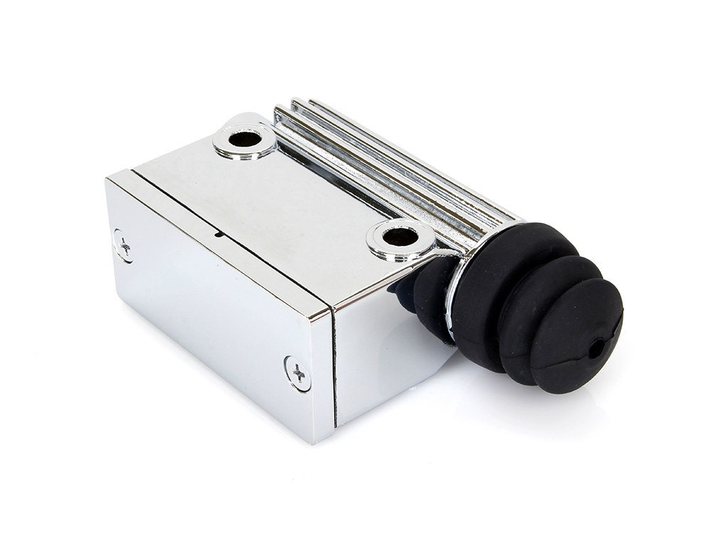 Kelsey Hayes Style Rear Brake Master Cylinder with 3/4in. Bore - Chrome. Fits FX 1980-1983, FXWG 1980-1982 & Sportster 1980-1981.