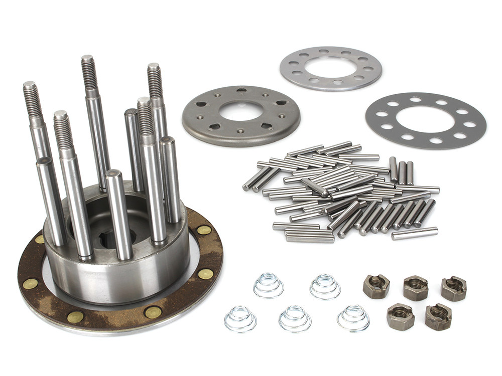 5 Stud Clutch Hub with Long Rollers. Fits 4Spd Big Twin 1936-1984 with Original H-DDry Clutch