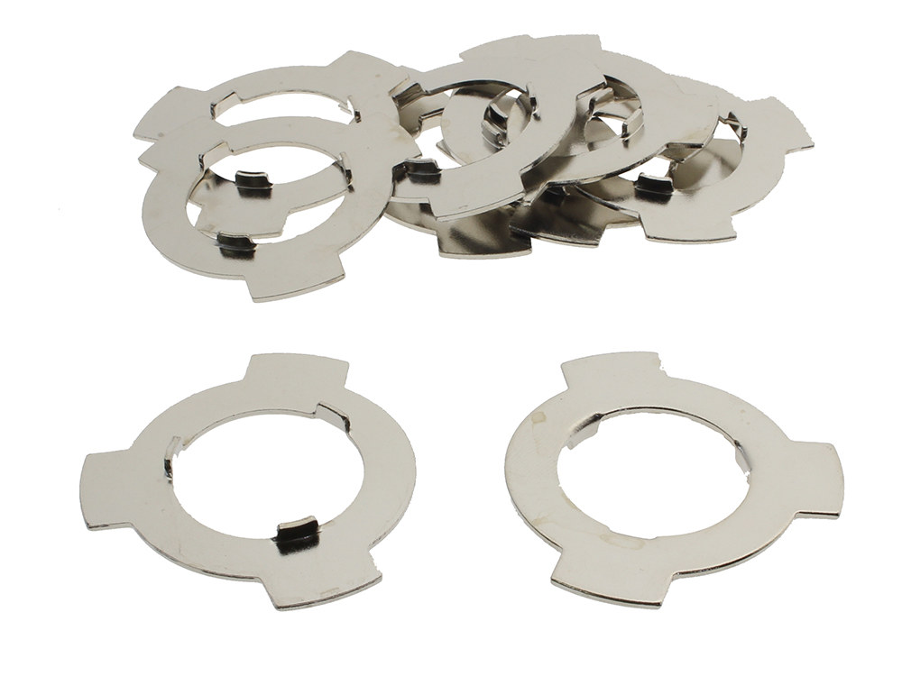 Transmission Mainshaft Bearing Lockwasher - Pack of 10. Fits 4Spd Big Twin 1941-1985.