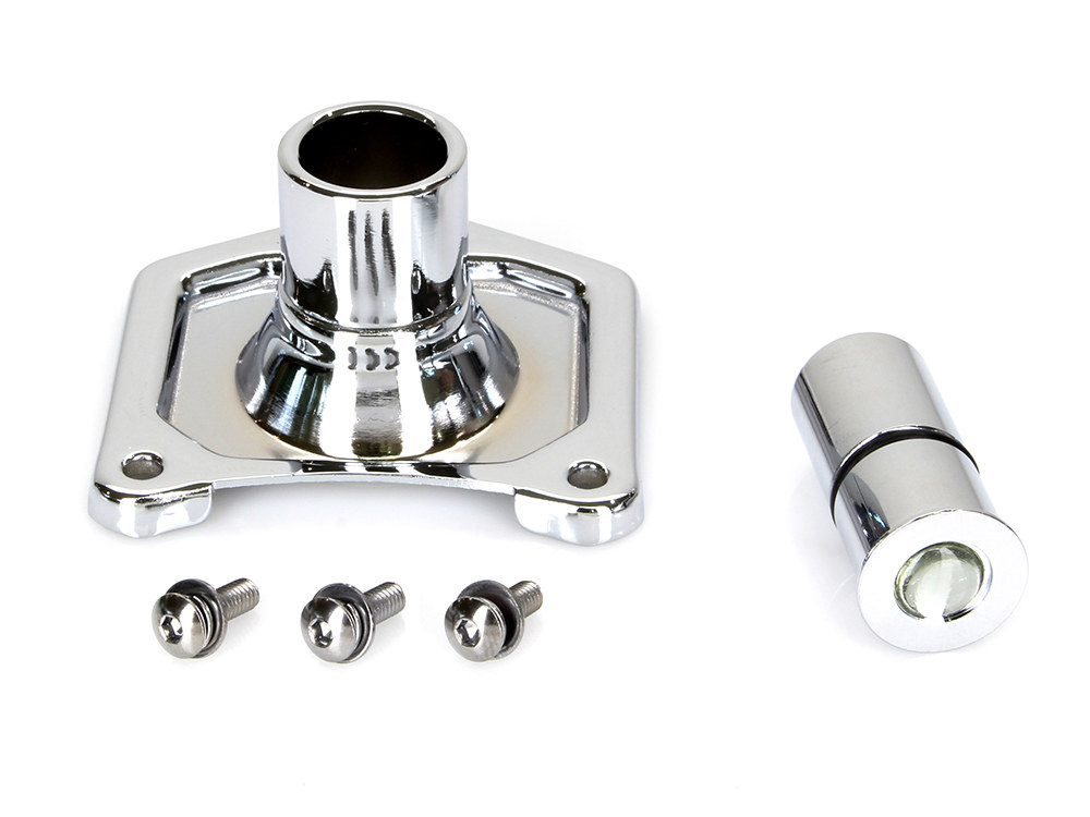 Electric Start Switch - Chrome. Fits Big Twin 1989-2006 & Sportster 1991-2021 with 1200cc Engine.