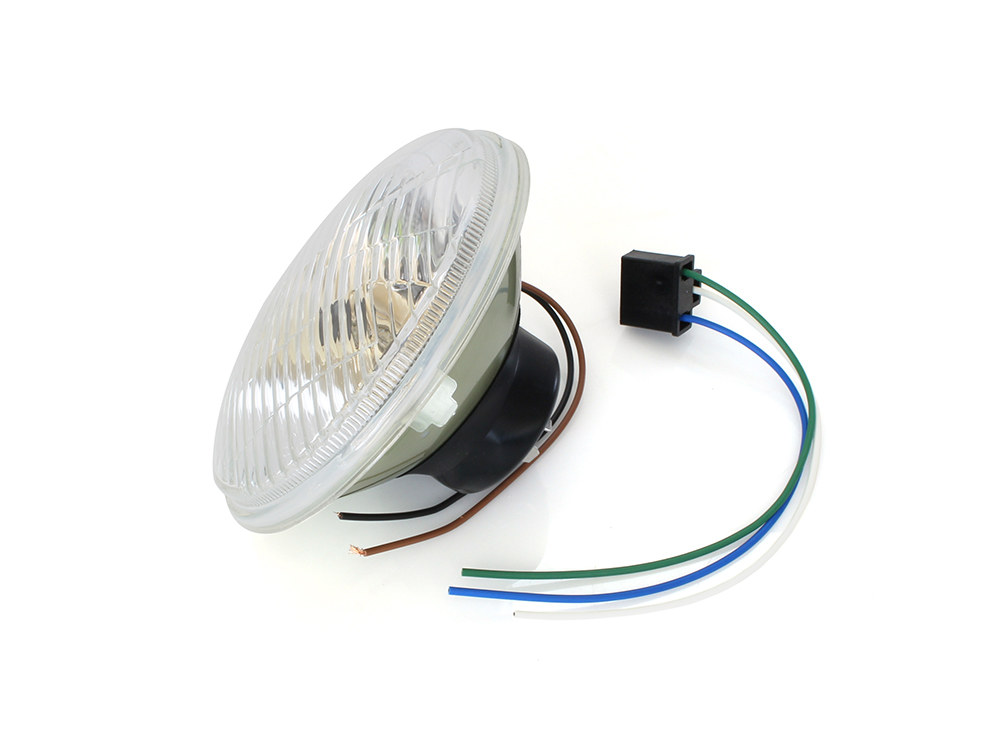5-3/4in. Headlight Lens with H4 Bulb & 5W Park Light.