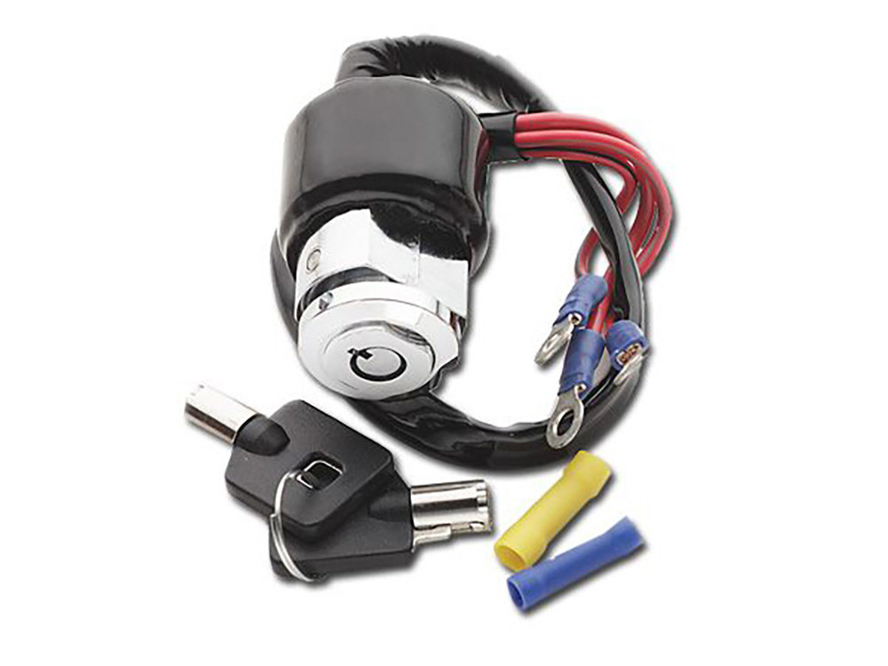 Ignition Switch. Fits Dyna 1994-2003, Sportster 1994-2011 & FXR 1994.