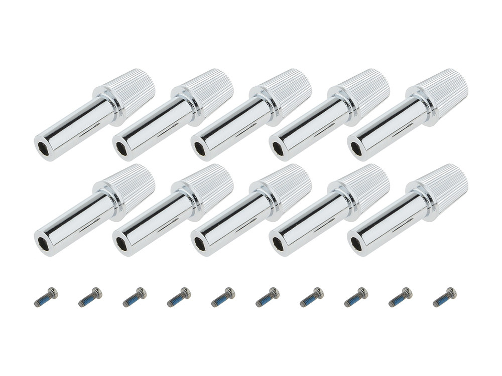 Speedometer Trip Knob - Chrome - Pack 10. Fits Softail 1990-1995.