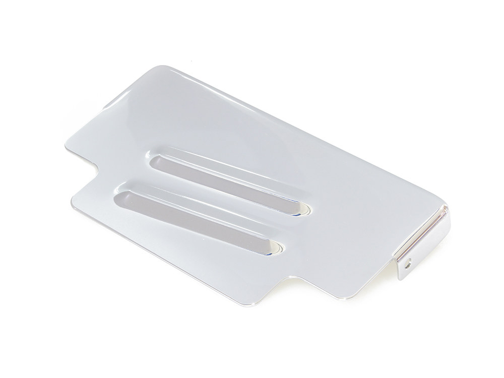 Battery Top Cover - Chrome. Fits Dyna 1991-1996.