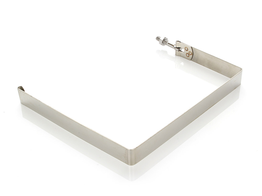 Battery Strap - Chrome. Fits FX 1973-1986 & Sportster 1982-1997.