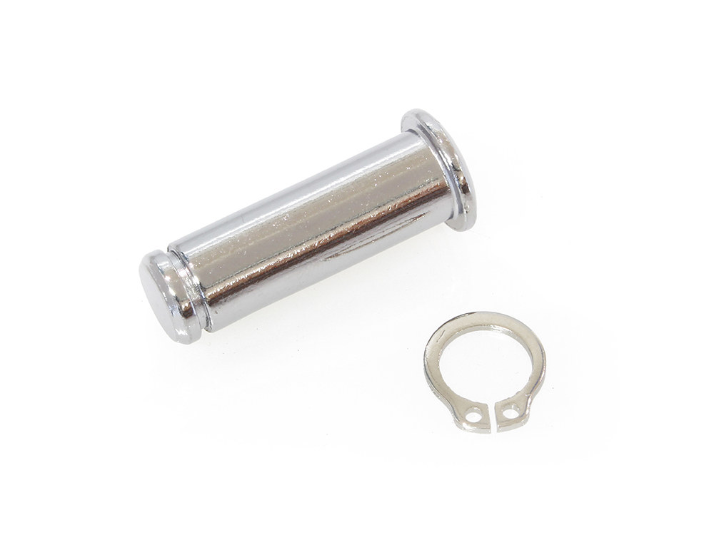 Hand Lever Pivot Pin with Clip. Fits most H-D 1982up.