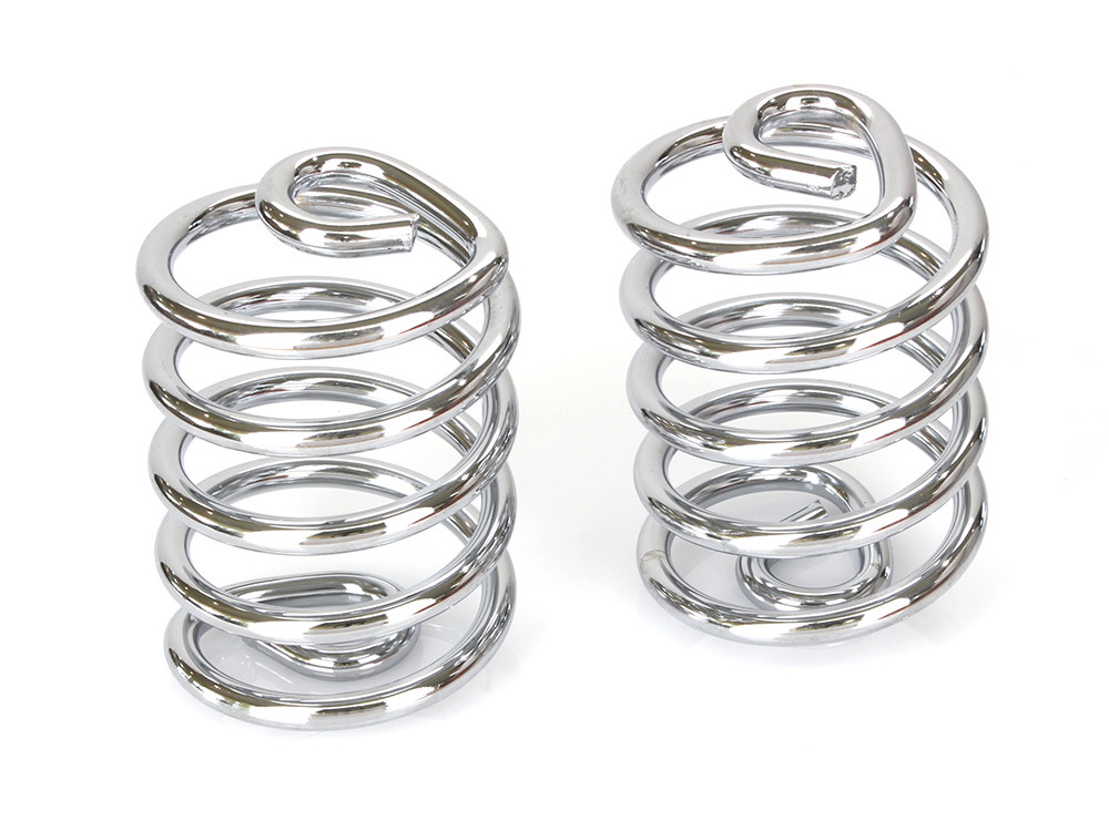 3in. Barrel Style Seat Spring - Chrome.