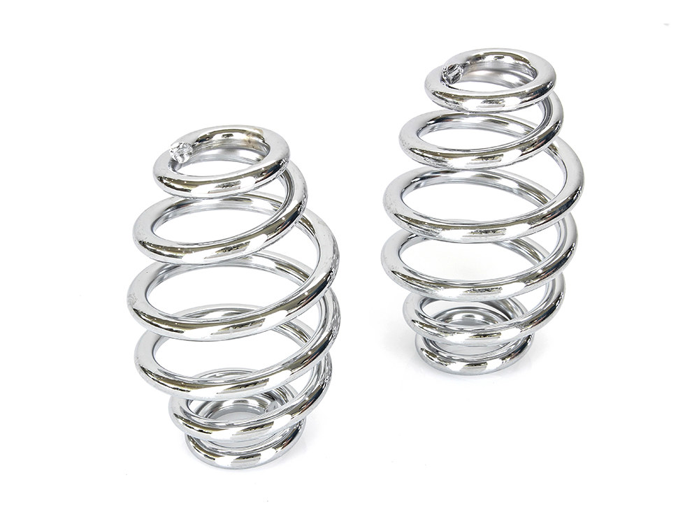 3in. Tapered Seat Spring - Chrome.
