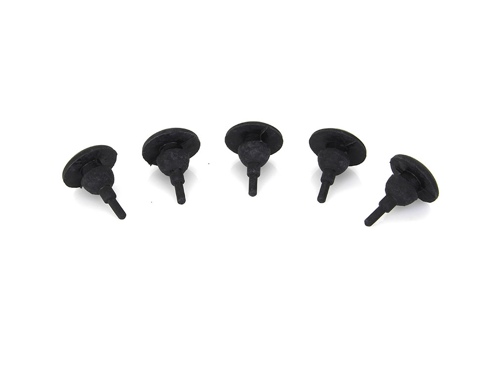 Jiffy Stand Bumper Rubber - Pack of 5. Fits Softail 1989-2006, Dyna Convertible 1994-2000, Dyna Super Glide Sport 1999-2005 & Sportster 1986-1988