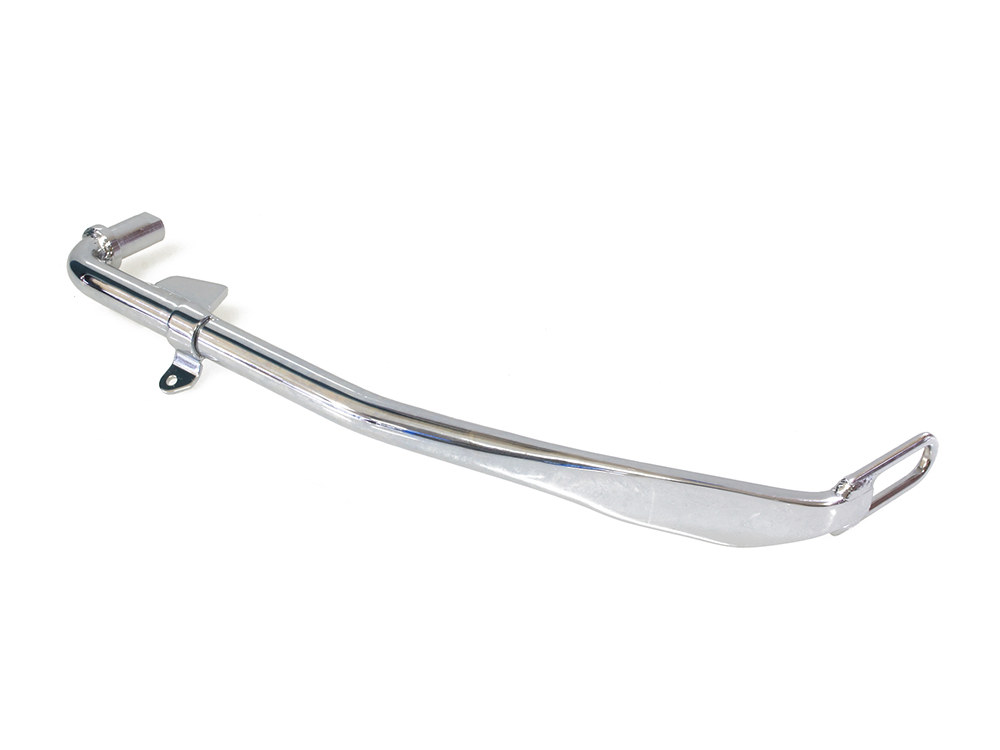 1in. Longer than Stock Jiffy Stand – Chrome. Fits Dyna 1991-2005.