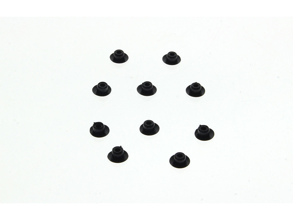 1/4in. (6mm) Hole Plugs – Black. Sold as a Pack of 10.