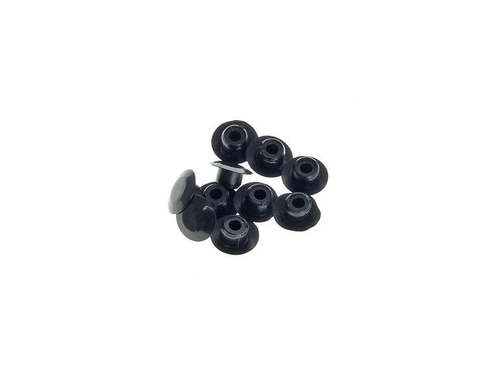 5/16in. (8mm) Hole Plugs - Black. Sold as a Pack of 10.