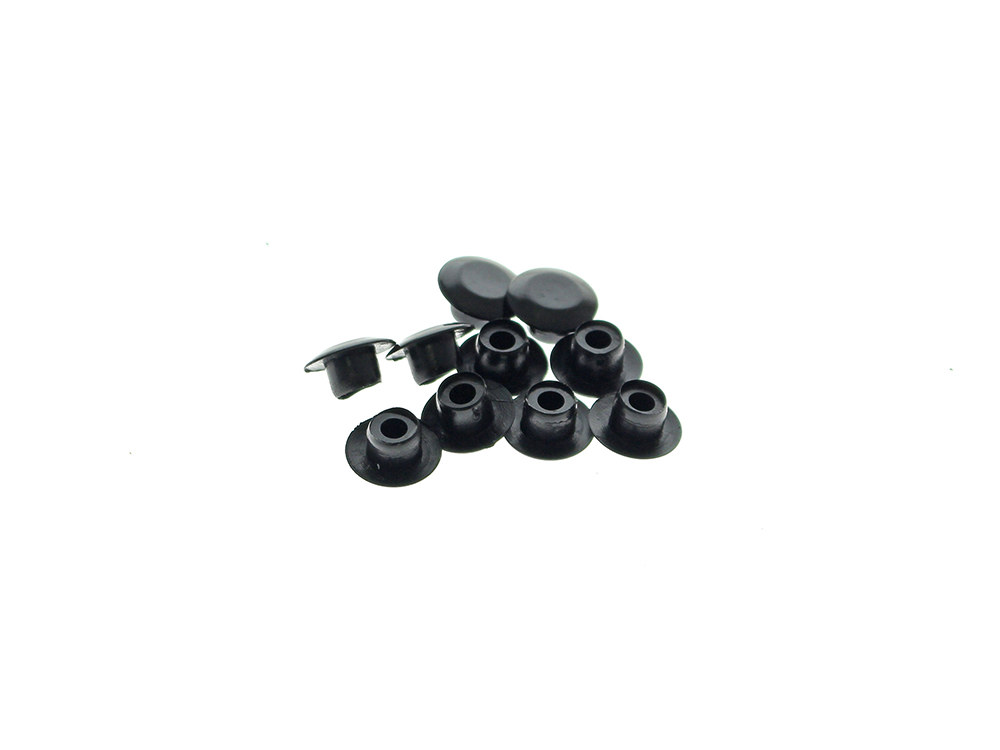 3/8in. (10mm) Hole Plugs – Black. Pack of 10.