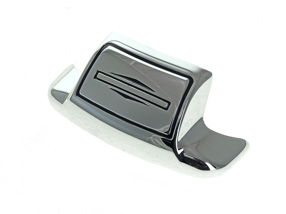 Rear Nostalgic Chevron Style Fender Tip - Chrome. Fits FL 1959-1986