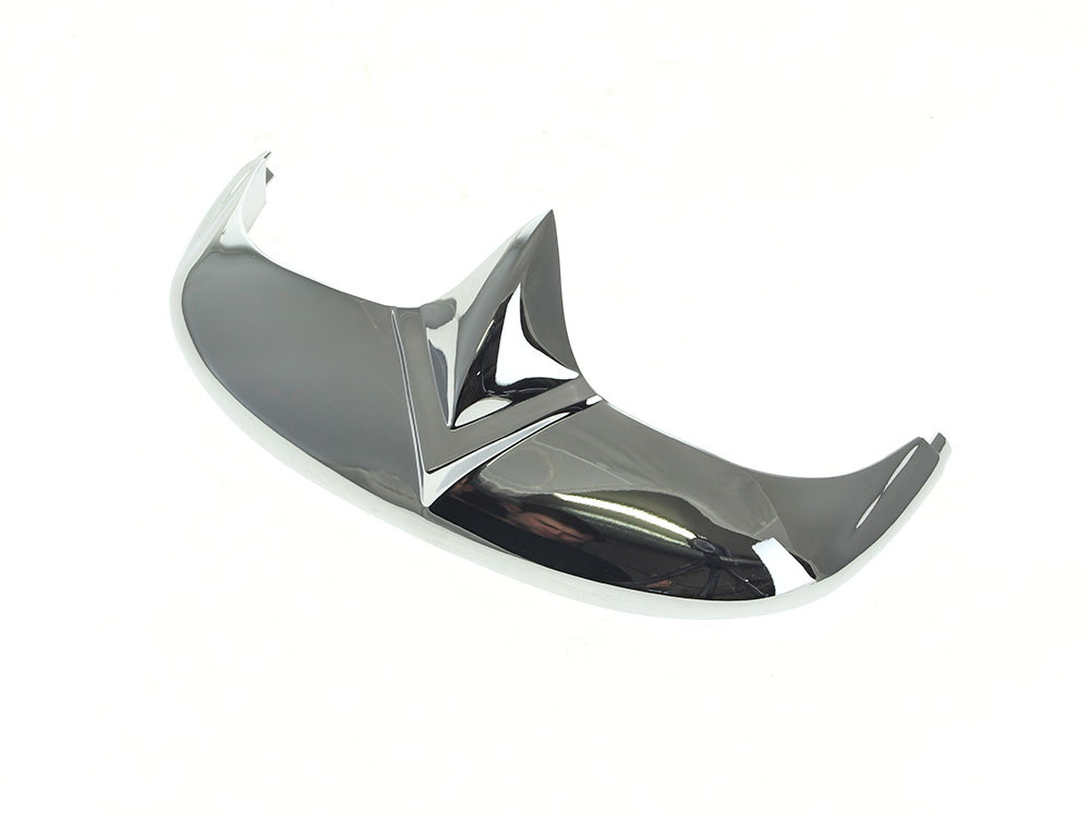 Front V-Type Style Fender Tip - Chrome. Fits FL 1949-1986