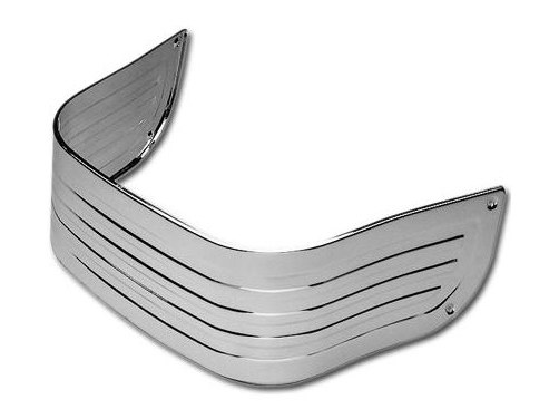 Front Lower Fender Trim - Chrome. Fits FL 1949-1984