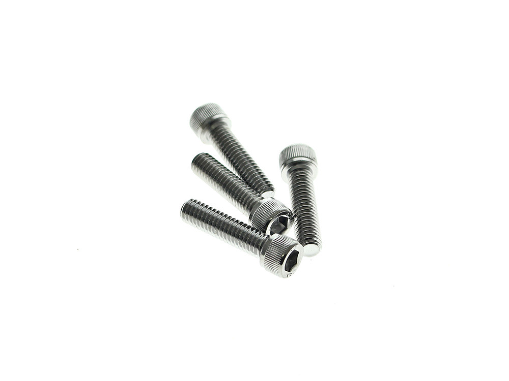 Handlebar Top Clamp Hardware with 5/16-18 x 1-1/4in. Socket Head Bolts – Chrome.
