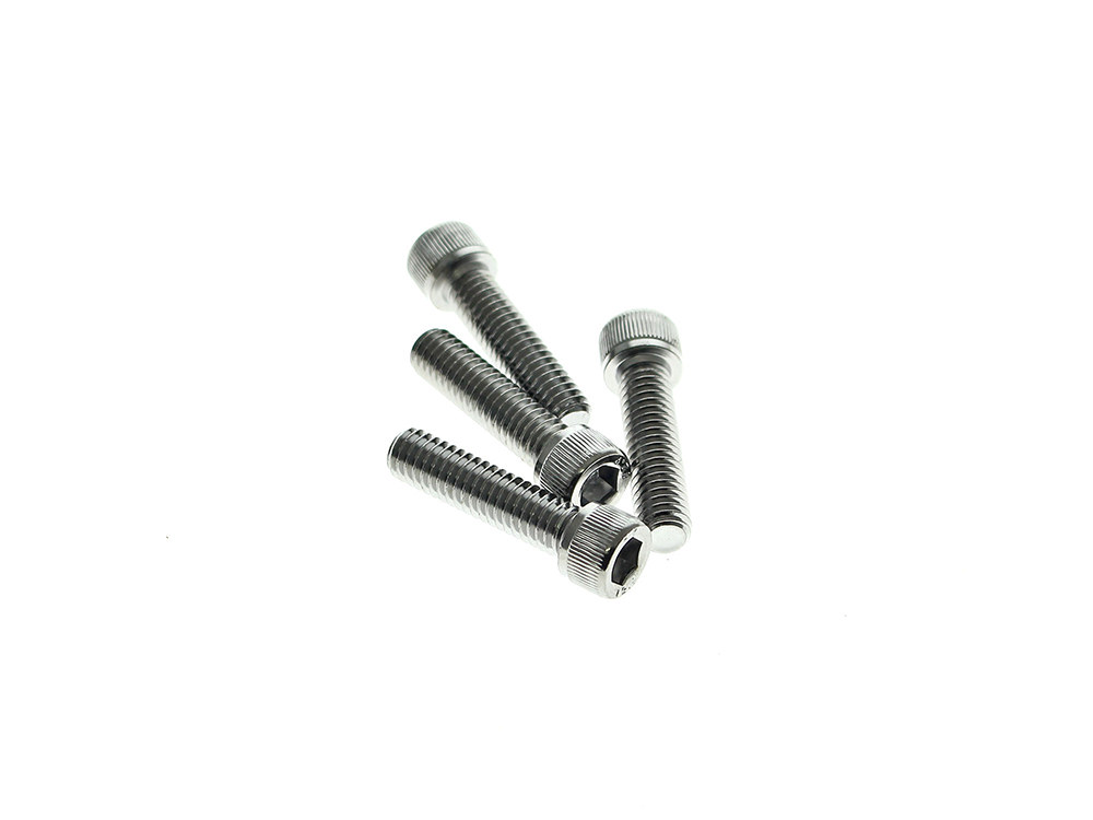 Handlebar Top Clamp Hardware with 5/16-18 x 1-1/4in. Socket Head Bolts - Chrome.