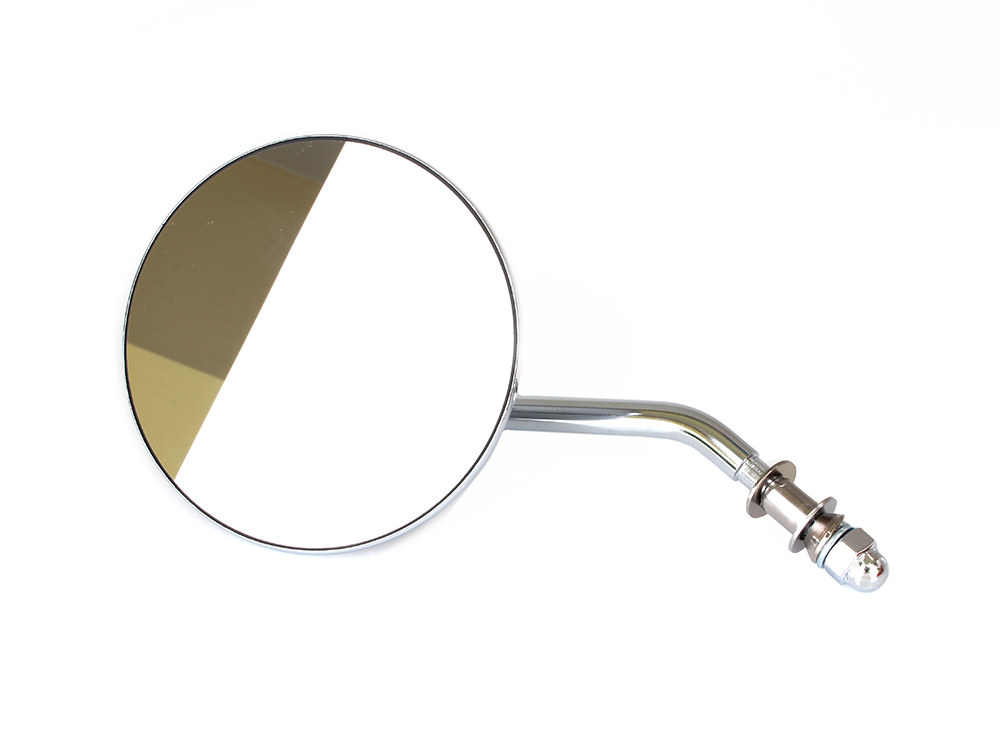 4in. Round Mirror with Short Stem – Chrome. Fits Left.