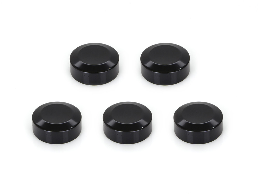 Rear Pulley Sprocket Bolt Covers - Black - Pack of 5.