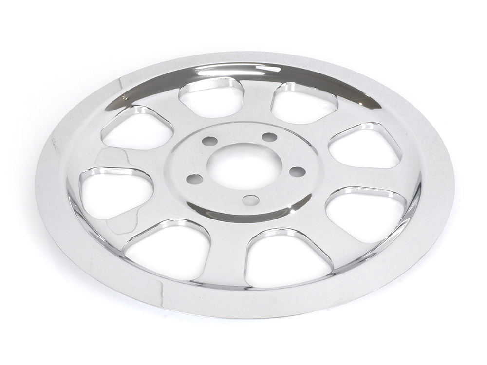 Rear Pulley Cover – Chrome. Fits Softail 2000-2006 with 70 Tooth Pulley.