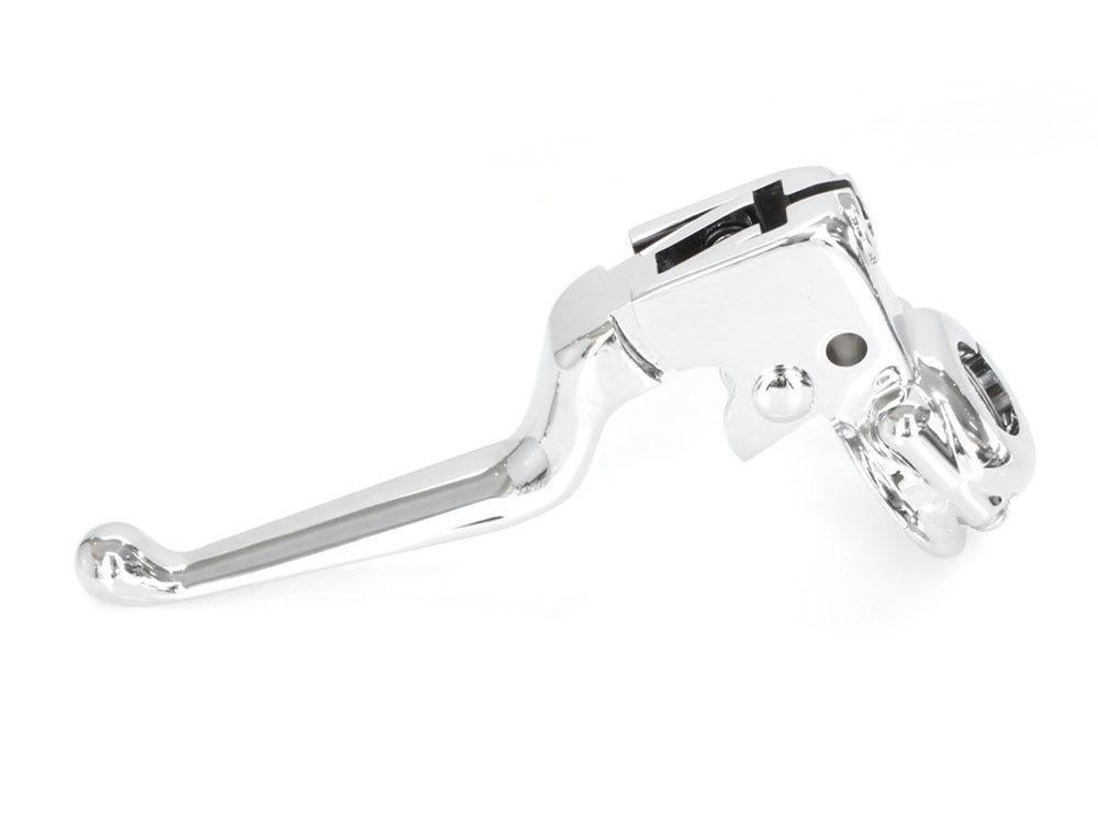 Clutch Perch & Lever – Chrome. Fits Most Big Twin 1996-2014 & Sportster 1996-2003